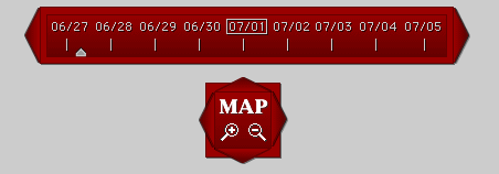 timeline and map navigation